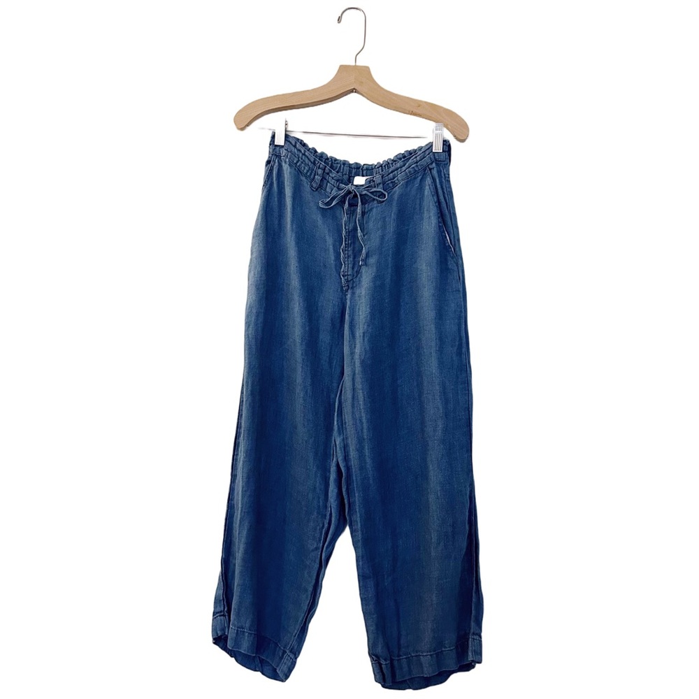 CP Shades Riley Linen Indigo Chambray Pants